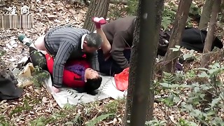 group old grandpa fuck in forest
