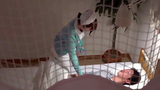A Married Nurse on Night Shift Stifles Her Moans Part 1