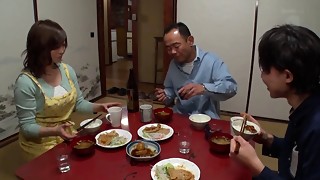 Cutest girl from Japan allows the guy to take a look at her boobs