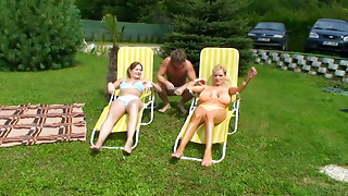 Hardcore Gangbang at the Pool