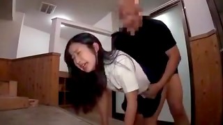 cute Japanese gives nice service in hot spring