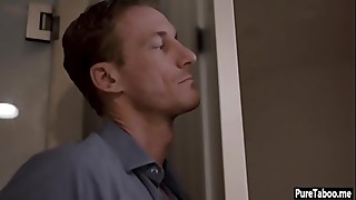 Crazy husbands friend banged a nasty busty woman