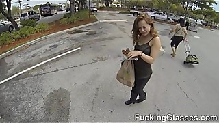 Fucking Glasses - Fucking a hottie Aurora Monroe before her date