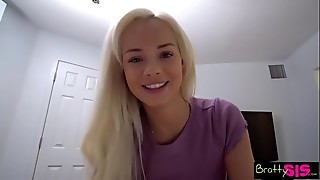 Hot StepSis Elsa Jean Trades Her Horny Step Brother Cash For His Cock